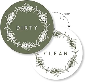 Calla Collections Dishwasher Magnet – Universal Double-Sided Clean & Dirty Sign | Kitchen Gadget Gift for Home Decor & Organization | Magnetic Indicator